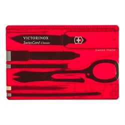 Швейцарская карточка VICTORINOX SwissCard Ruby - фото 14744081