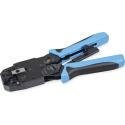 Профессиональный обжимной инструмент для RJ-45 8р8с, RJ-11/12 (6р6с, 6р4с, 6р2с), 4р4с, 4р2с Cabeus HT-2008AR - фото 14744455