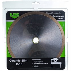 Алмазный диск D.BOR Ceramic Slim C-10 - фото 14746467