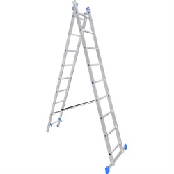 Двухсекционная алюминиевая лестница LadderBel LS209 - фото 14749982