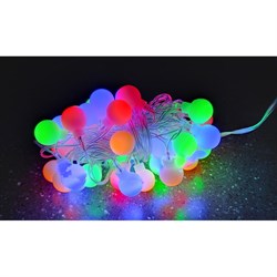 Светодиодная шариковая гирлянда GLQ MC 7 40 LW - фото 14750268