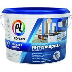 Латексная влагостойкая краска Profilux ВД PL 10L - фото 14750275