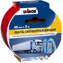 Разметочная светоотражающая клейкая лента UNIBOB 214946 - фото 14750343