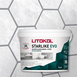 Эпоксидный состав для укладки и затирки мозаики Litokol STARLIKE EVO S.110 GRIGIO PERLA - фото 14751063