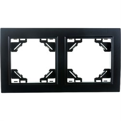 Двухместная горизонтальная рамка Stekker PFR00-9002-03 Эрна - фото 14752308
