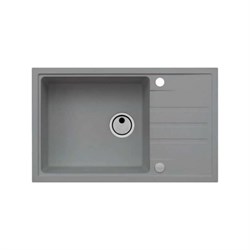 Мойка ALVEUS GRANITAL INTERMEZZO 130 CONCRETE-G81 780x480x200 1X в ком.с сифоном - фото 14752362