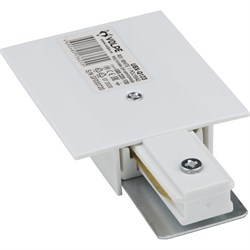 Однофазный ввод питания для шинопровода Volpe R01 WHITE 1 POLYBAG UBX-Q123 - фото 14752685