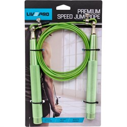 Скакалка LivePro Speed Jump Rope зеленый, 185 гр - фото 14752928
