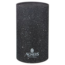 Универсальная подставка для ножей Agness BLACK MARBLE - фото 14755240