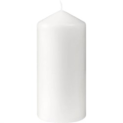 Свеча MIR LIGHT СТОЛБИК БЕЛАЯ HorizonCandle - фото 14760415