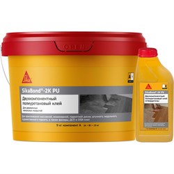 Двухкомпонентный полиуретановый клей Sika bond-2K PU - фото 14760948