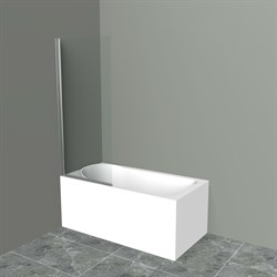 Душевая шторка на ванну BelBagno UNO-V-1-80/150-C-Cr - фото 14762767