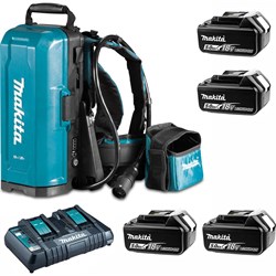 Ранцевый адаптер для аккумуляторов PDC01 с адаптерами на 18В и 36В MAKITA BL1850Bx4шт.,DC18RD - фото 14763086