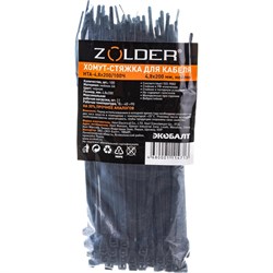 Стяжка для кабеля ZOLDER HTA-4,8х200/100Ч - фото 14763413