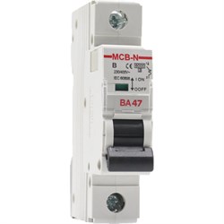 Автоматический выключатель Akel ВА47-MCB-N-1P-B40-AC - фото 14765393
