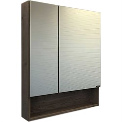 Зеркало-шкаф Comforty Никосия-60 дуб темный - фото 14765838
