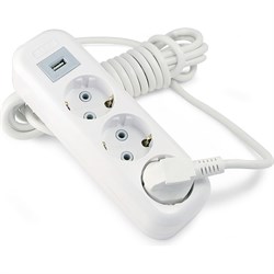 Сетевой удлинитель LUX У3-Е-USB-03 - фото 14768588