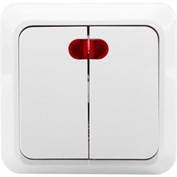 Двухклавишный выключатель Jilion 9533416 - фото 14770232