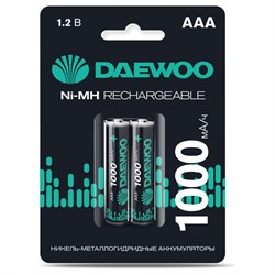 Аккумулятор Daewoo AAA (1000mAh) Ni-MH BL-2 - фото 14770919