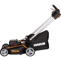 Аккумуляторная газонокосилка WORX WG748E - фото 14771180