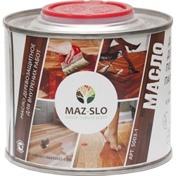 Масло для деревянного пола и паркета MAZ-SLO бесцветное 0.35 л - фото 14772403