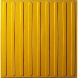Тактильная плитка PALITRA TECHNOLOGY 50245-1-PVC-500x500x4-Y-10 - фото 14773572