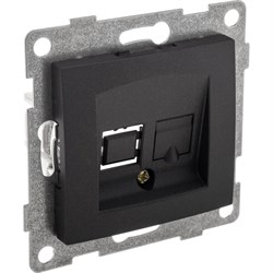 Одинарный механизм телефонной розетки GUSI ELECTRIC Bravo - фото 14773669