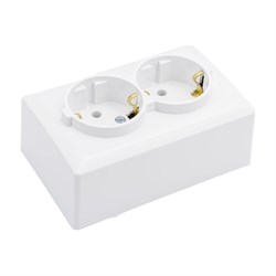 Двойная розетка Vesta Electric Mega - фото 14774615