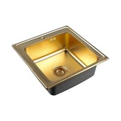 Кухонная мойка ZorG SZR 5050 BRONZE - фото 14774751
