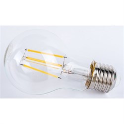 Лампа GAUSS LED Filament A60 E27 8W 2700К - фото 14775320
