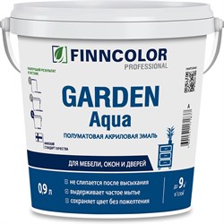 Акриловая эмаль для внутренних работ Finncolor GARDEN AQUA - фото 14776338