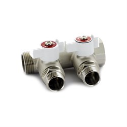 Никелированный коллектор Uni-Fitt 420N3220 - фото 14777521