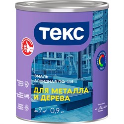 Алкидная эмаль для металла и дерева ТЕКС ОПТИМУМ - фото 14778718