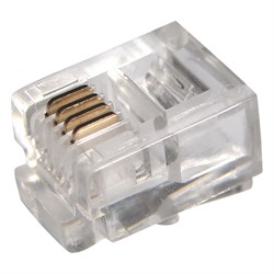 Телефонный коннектор PROconnect 6P4C - фото 14779961