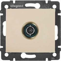 Оконечный механизм TV розетки Legrand Valena - фото 14782529