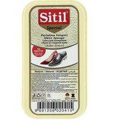 Губка для полировки обуви из гладкой кожи Sitil Shine Sponge - фото 14784220