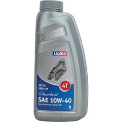 Полусинтетическое масло для четырехтактных двигателей LUXE jaso-ma 4t 10w40 standart - фото 14784529
