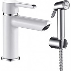 Смеситель для раковины с гигиеническим душем SHEVANIK S6071F - фото 14784707