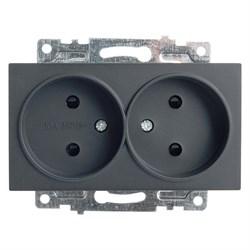 Двухместная розетка Stekker GLS10-7113-05 Катрин - фото 14786490
