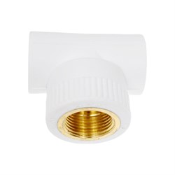 Комбинированный тройник Blue Ocean 25х3/4 PPRF/ITT(W)-25х3/4" - фото 14789816
