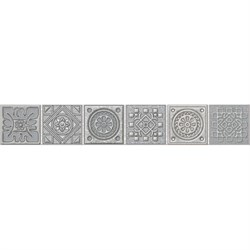 Бордюр Azori Ceramica 40,5x6,2 grazia grey nefertiti - фото 14790418