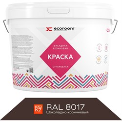 Фасадная резиновая краска ECOROOM Е-Кр -3582/8017 - фото 14791513