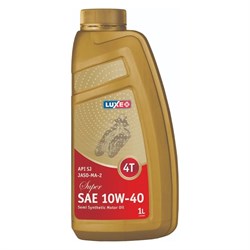 Полусинтетическое масло для четырехтактных двигателей LUXE jaso-ma-2 4t 10w40 super - фото 14792841