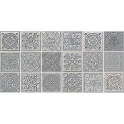 Декор Azori Ceramica grazia grey nefertiti, 20.1x40.5 см - фото 14793428