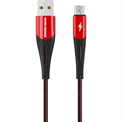 Дата-кабель More Choice K41Sm Red Black - фото 14793851