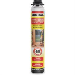 Пистолетная пена SOUDAL соудал Желтая 65 12 - фото 14795768