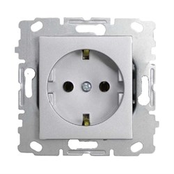 Розетка Vesta Electric Silver - фото 14796237