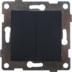 Двухклавишный механизм выключателя GUSI ELECTRIC Ugra - фото 14797300