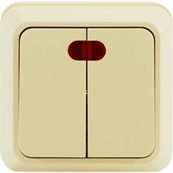 Двухклавишный выключатель Jilion 9533417 - фото 14797315