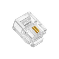 Коннектор для телефонного кабеля TWIST CN-6P2C-U-TWCS/100 - фото 14797623